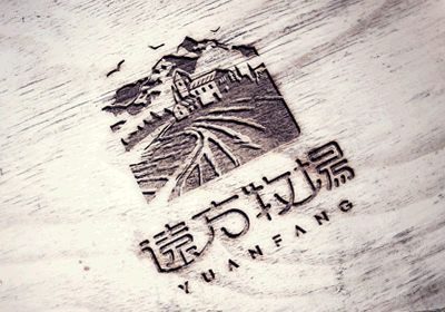 遠(yuǎn)方牧場logo設(shè)計